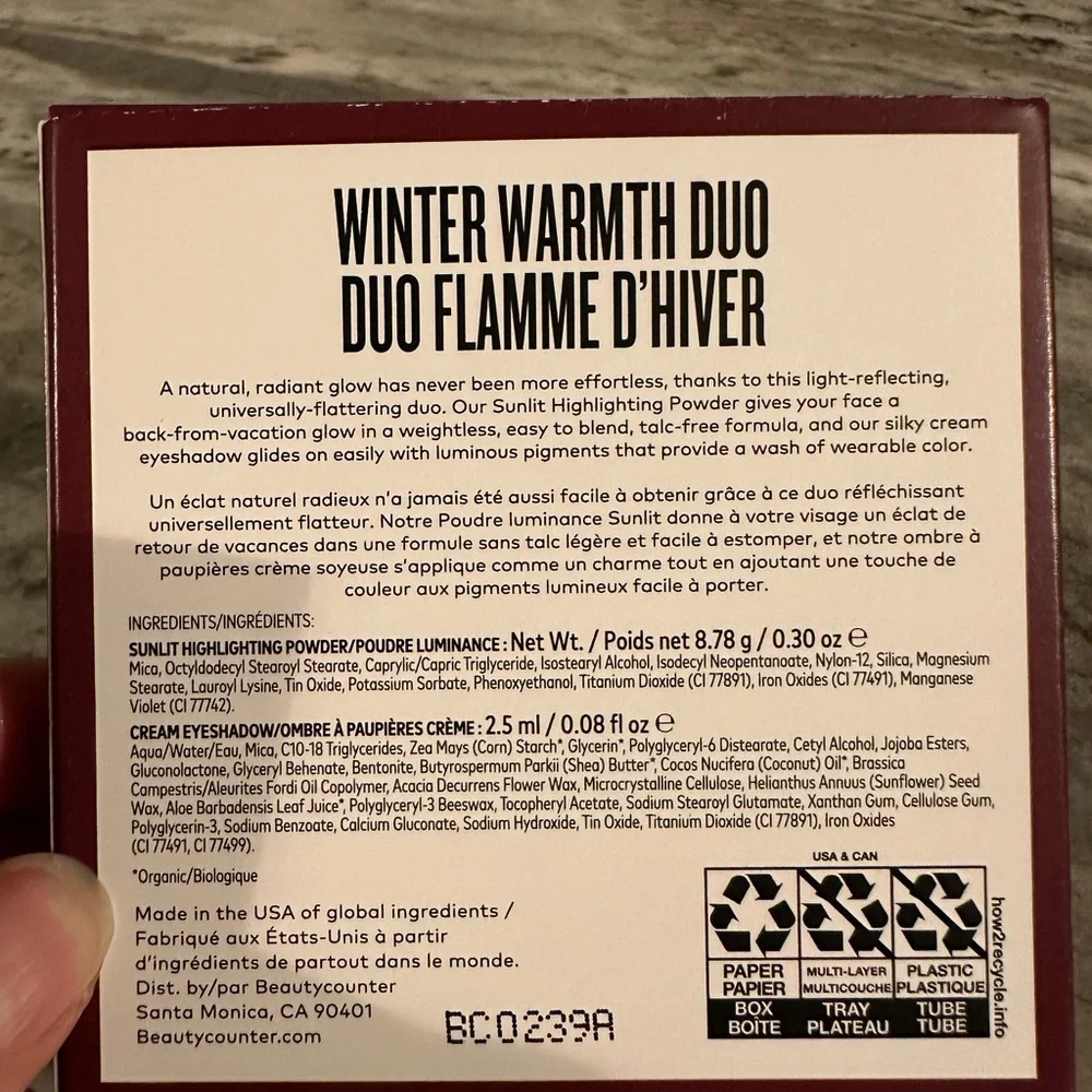 Beautycounter Winter Warmth Duo - Picture 3 of 3